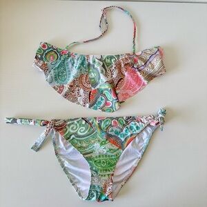 Calzedonia Baby Sea Colorful Paisley Kids Swim Set, Size 10